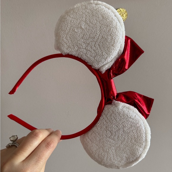 Peppermint Candy Minnie Mouse Headband – Sweet Holiday Style - Picture 6 of 6